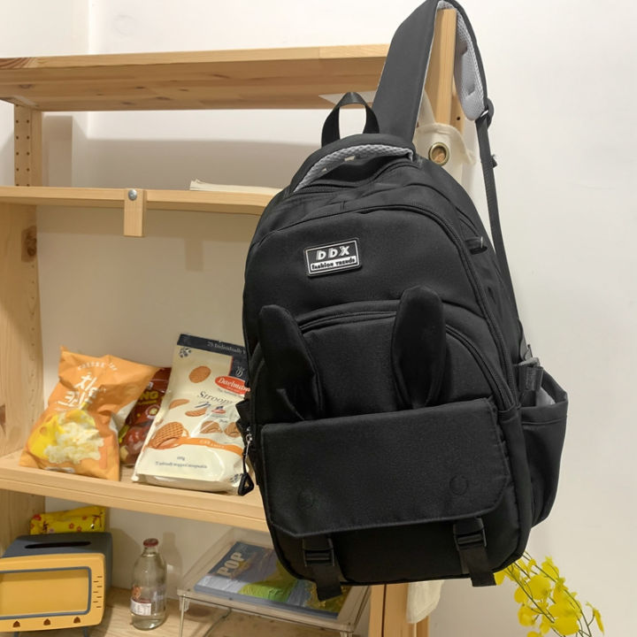 New%20Two-Piece%20Schoolbag%20for%20Junior%20High%20School%20Students%20Lightweight%20Tutorial%20Handbag%20Wholesale%20Large%20Capacity%20Rabbit%20Ears%20Backpack%20-%20Image%206