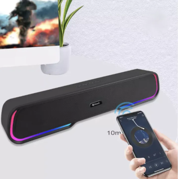 KISONLI%20LED-913%20RGB%20Bluetooth%20Wireless%20Speaker%20Portable%20With%20Super%20Bass.%20-%20Image%203
