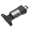 Digital Tread Depth Gauge Tire Thread Tester Gauge Measurer with LCD Display. 