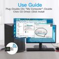 2 in 1 USB WiFi Bluetooth Adapter 600Mbps Dual Band 2.4G 5GHz USB Wi-Fi 5 Network Wireless Wlan Receiver Dongle DRIVER FREE. 