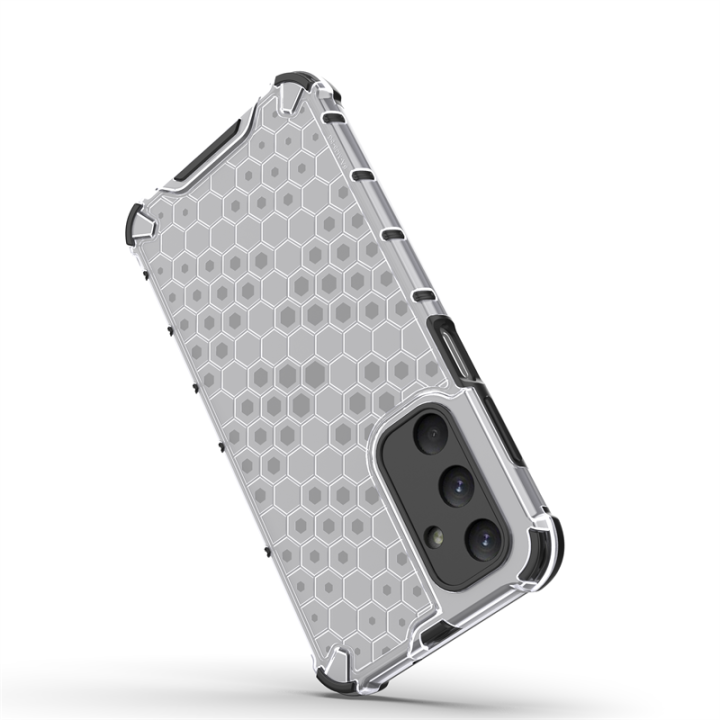 Case%20For%20Samsung%20Galaxy%20M35%205G%20Transparent%20Honeycomb%20,%20%5BAnti-Scratch%20Hard%20PC%20Back%20Back%20+%20Soft%20TPU%20Bumper%5D%20%20Shockproof%20Cover%20Samsung%20Galaxy%20M35%205G%20-%20Image%207