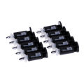 10Pcs 775 CPU heatsink mount pin plastic push screw cooling fan mounting clip. 