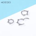 AOEDEJ 16G Stainless Steel Cone Spiral Hinged Segment Ring Hoop For Septum Daith Helix Cartilage Piercing Body Jewelry Women.