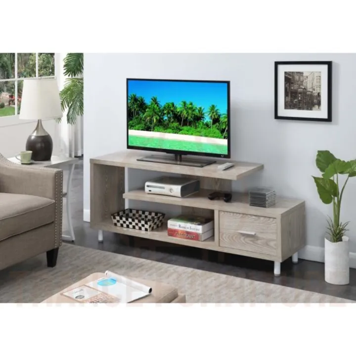 TV%20Stand%20with%20Shelves%20Multiple%20Finishes%20Convenience%20Concepts%20Seal%20II%201%20Drawer%2060%20inch%20-%20Image%204