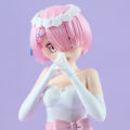 Anime Rem Figure Wedding Dress Crystal Dress Dress Up Figure RE: Zero-Starting Life in Another World Model Toy Action Figure. 
