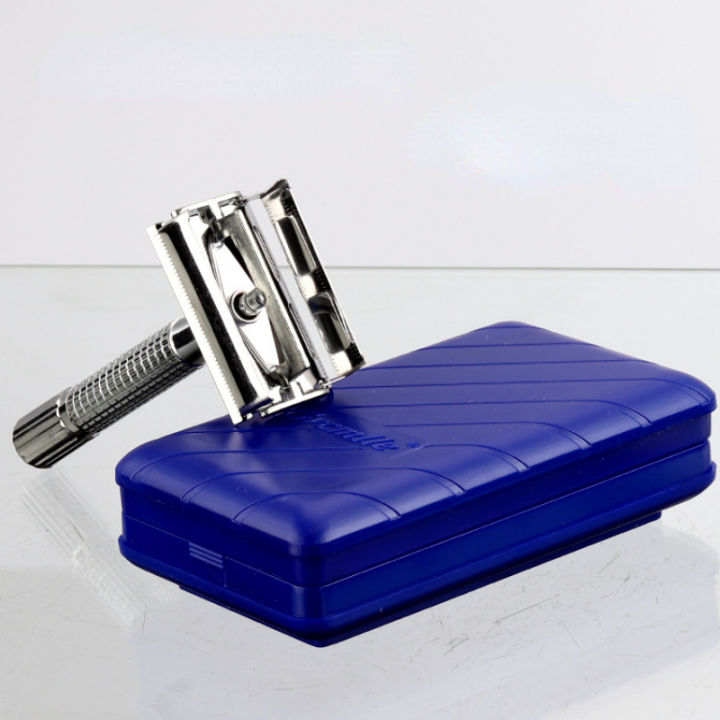 Classic Razor Handle Razor Holder Men 's Shaving Face Razor Blades Shaving Machin Safety Stainless Steel for Men Barber Straight