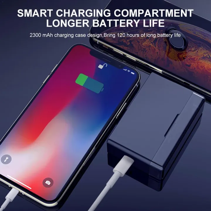 TWS%20Bluetooth%205.0%20Wireless%20Earbuds%20Binaural%20Call%20Earphone%20IPX5%20Waterproof%20Sports%20Headset%20with%202300mAh%20Charging%20Case%20-%20Image%206