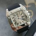 New Silicone Watch Tank Square Large Watch Men's Quartz Watch Fashion Casual Watch Classic Watch. 