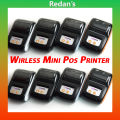 Mini Pos Printer with Type C Port Thermal Receipt Printer, Bluetooth Wireless Mini Bill Printer Compatible Pocket Ticket Printing 58x40mm thermal pos printer work on mobile and computer. 