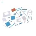 1/12 Dollhouse Miniature DIY Doll House Kits Assembly Attic Kids Xmas Gifts. 