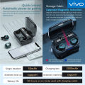 【Ready Stock+FREE Shipping+COD】 VIVO M10 Wireless Earbuds Bluetooth Earphones LED Display Button Control In-Ear Touch Control Sports Earphones Xiaomi Smart Phone Android Phone.
