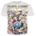 Anime T Shirt Fullmetal Alchemist 3d Printing T-shirt Kids Hip Hop Tops Tees Boys Clothes Short Sleeve Tee Shirt Manga Women Top.