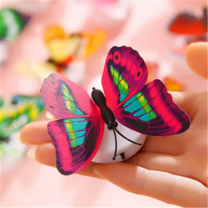 1%20piece%20LED%20Wall%20Stickers%20Colorful%20Changing%20Butterfly%20Glowing%20Wall%20Decals%20Night%20Light%20Lamp%20Home%20Decor%20DIY%20Living%20Room%20Wall%20Sticker/Birthday%20Party/Weeding%20Party%20for%20boys/Girls%20-%20Image%203