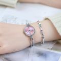 Fashion Small Dial Rose Gold Women Watches Alloy Strap Ladies Bracelet Watch Gift Quartz Watch for Women. 