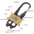 20 in 1 Mini Pocket Keychain Utility Tool Outdoor Folding Key Chain Multipurpose Tools. 
