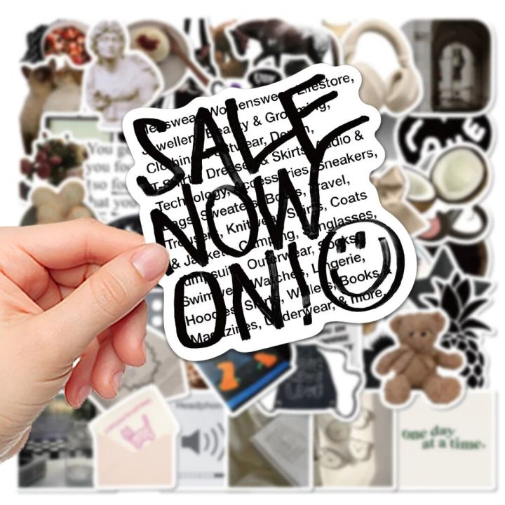 10/30/60pcs%20Simple%20Black%20White%20Cute%20Stickers%20Ins%20Style%20Cartoon%20Decal%20DIY%20Suitcase%20Laptop%20Scrapbook%20Phone%20Guitar%20Sticker%20Kids%20Toy%20-%20Image%203