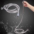 48 Inch Stainless Steel Flexible Connection Pipe, Shower Hose, Hand Shower Pipe [Silver]. 