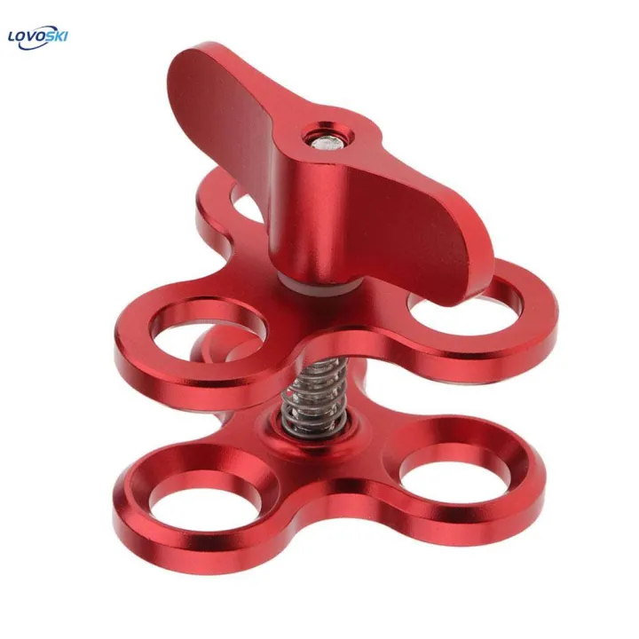 2pc%20Diving%20Ball%20Butterfly%20Clip%20Arm%20Triple%20Clamp%20Mount%20Ball%20Adapter%20for%20-%20Image%206
