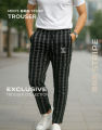 SMUG Premium Box Dot Stripe Trouser - Perfect For Casual Wear. 