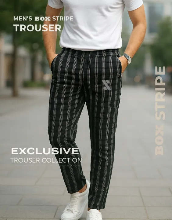 SMUG%20Premium%20Box%20Dot%20Stripe%20Trouser%20-%20Perfect%20For%20Casual%20Wear%20-%20Image%202