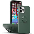 Liquid Silicone Magnetic Cases For Apple iPhone 13 Phone Case Soft Covers With Ring Holder. 