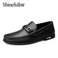 Spring Autumn Men Casual Luxury Leather Men's Loafers Lofer Shoes Loafer Loffers Slip-On Mocasines Hombre Dropshipping BunnyGarden. 