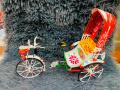 Show Piece Rickshaw Home Decoration Item-1 Pcs.
