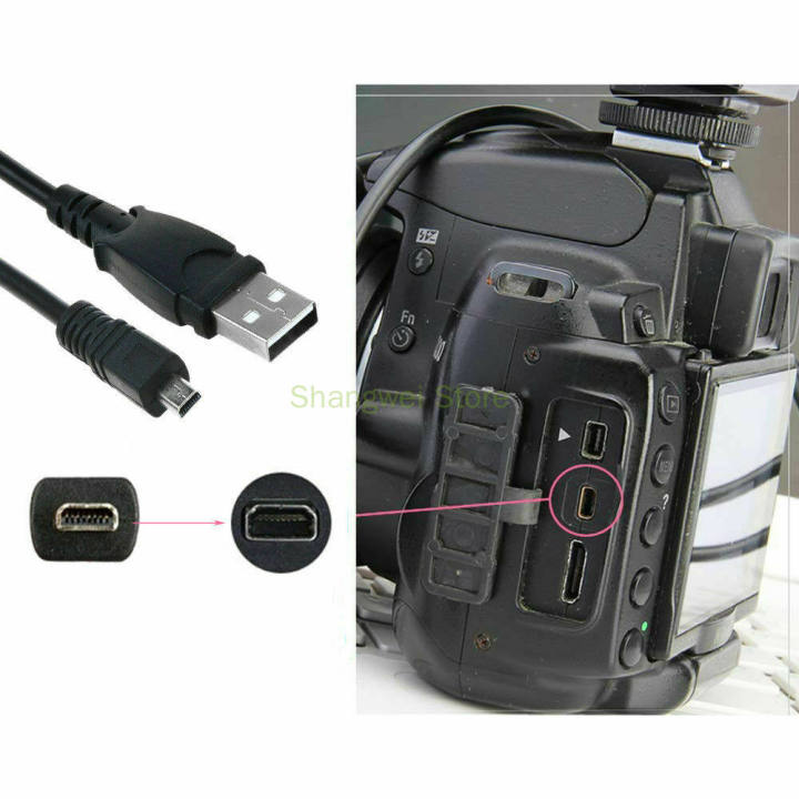 USB%20Data%20Sync%20Cable%20Cord%20Lead%20For%20Sony%20Cybershot%20Camera%20DSC%20W190%20S%20W190B%20W190P/R%20-%20Image%204