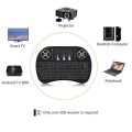 I8-B Mini Wireless Keyboard Rechargable Backlit Mini Keyboard With Touchpad Mouse - For Android Tv / Smart Tv  - Keyboard - Wireless Keyboard. 