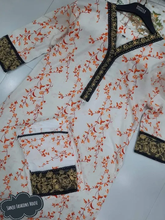 Pakistani%20Design%20Shalwar%20Kameez%20Collection%20Jama%20Pants%20Fully%20Stitched%20Linen%20fabric%20Clothes%20free%20size%20skin%20printed%20computer%20embroidery%20and%20lace%20work%20Selwar%20Skin%20print%20on%20linen%20fabric%20for%20Women%20-%20Image%204