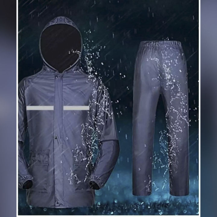 BMW RAINCOAT HEAT SEAling DOUBLE CHAMBER WITH SHIRT AND PANTS