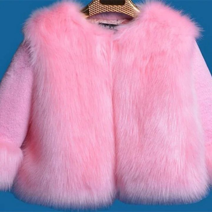 Girls%20Fur%20Coat%20Jacket%20Cotton%20Outwear%20Overcoat%202023%20Fuzzy%20Warm%20Thicken%20Plus%20Velvet%20Winter%20Autumn%20Christmas%20Children's%20Clothing%20-%20Image%202