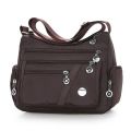 Yogodlns Oxford Waterproof Shoulder Bag Women Casual Crossbody Bag Multifunction Shopping Handbag Large Capacity Messenger Bag.