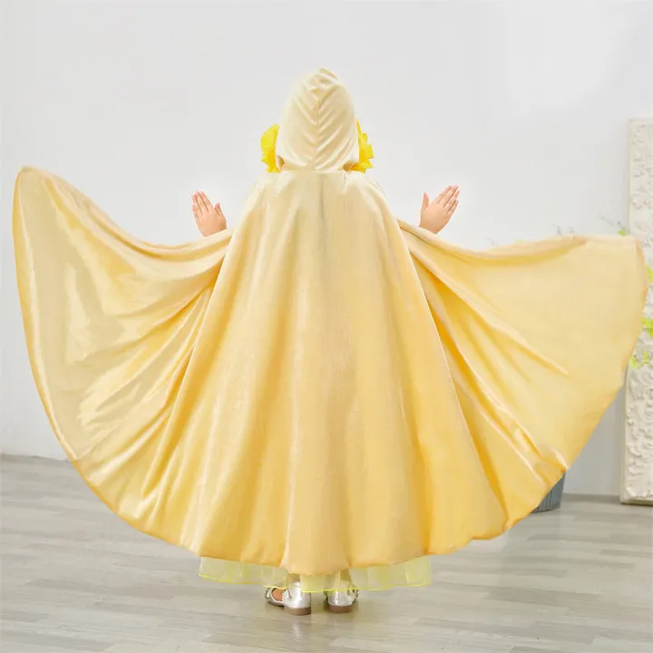 Winter%20Girls%20Velvet%20Princess%20Long%20Cloak%20Fancy%20Fairy%20Cinderella%20Belle%20Aurora%20Rapunzel%20Kids%20Floor%20Length%20Corduroy%20Hooded%20Cape%20-%20Image%203