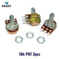 10K POT- 3pcs DIY Kit for various use- Potentiometer.