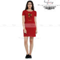 Long T - Shirt For Women- Pink Color - T Shirt For Women.