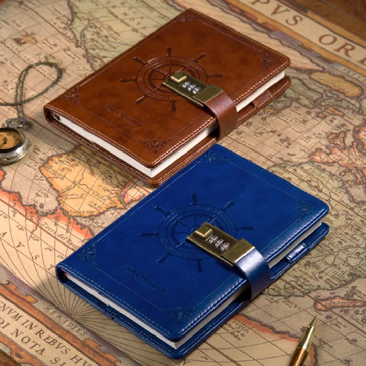 %E3%80%90Fashion%E3%80%91Vint-age%20Journal%20Diary%20with%20Lock%20B6%20PU%20Retro%20Notebook%203-Digit%20Combination%20Private%20Journal%20Line%20Pages%20Writing%20Gift%20for%20Boy%20-%20Image%206