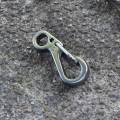 30PCS/Mini Spring Backpack Clasps Climbing Carabiners Keychain Camping Bottle Hooks Survival Gear - Grey. 