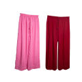 Plain Palazzo For Women China Linen Fabric multicolor - 1 Piece.