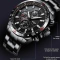 BOYZHE Men Sport Watch Automatic Mechanical Wrist Watch Week Month Calendar Display Luminous Hands Waterproof Watches for Men.