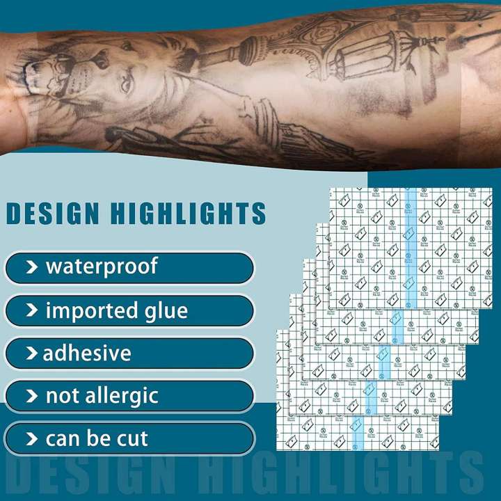 TWEXQNY%20100%20Pieces%20Shower%20Waterproof%20Patch%20Disposable%20Transparent%20Stretch%20Bandage%20Shield%20Cover%20for%20Tattoos%20Swimming%20Showering%20-%20Image%204