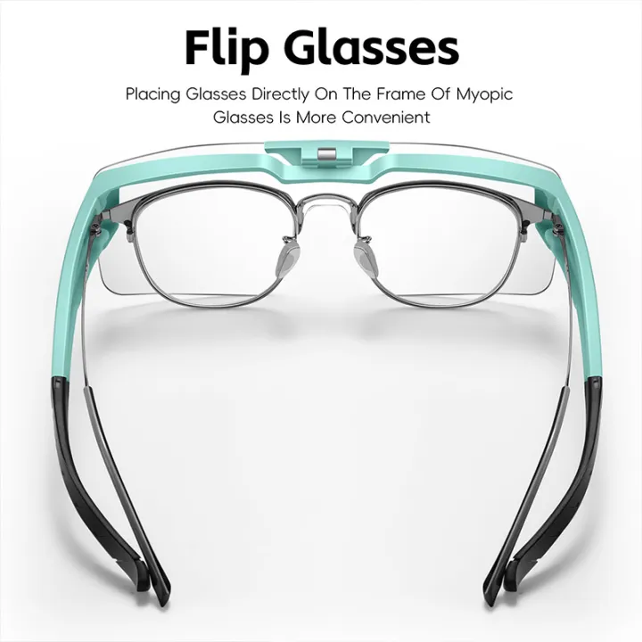WEST%20BIKING%20Cycling%20Sunglasses%20Flip%20Up%20Photochromic/Polarized%20Lens%20Sunshades%20Glasses%20MTB%20Road%20Bike%20Fit%20Over%20Driving%20Goggles%20-%20Image%203