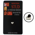 No hole nose stud, non perforated magnetic magnet lip stud, small ear stud, small size ear bone stud, cross-border card packaging.