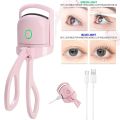 【hot】 Eyelash Curler Portable USB Electric Heated Comb Eye Lash Perm Long Lasting Eyelashes Curls Thermal Eyelash Curler Makeup Tools.