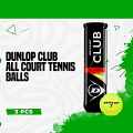 Tennis Ball - Dunlop 3 Pics - Club Championship - 1 Can / Best tennis Ball.