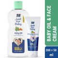 Parachute Just for Baby - Baby Oil 200ml & Baby Face Cream 50g. 