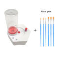 kids Paint Brush Cleaner Rinse Box Fine Art Studio Classroom Brushes Holder Cleaning Running Water Cycle Paintbrush supplies. 