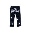 Y2k Men’s Jeans Fashion Hip Hop Letters Graphic Wide Leg Straight Baggy Jeans Retro Simple Black Trousers Streetwear. 