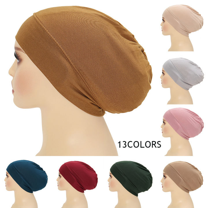 Women%20Instant%20Head%20Wrap%20Undercap%20Turban%20Hat%20Abaya%20Hijabs%20Modal%20Hijab%20Caps%20For%20Women%20Muslim%20Fashion%20Inner%20Cap%20Turbante%20Capelli%20-%20Image%203