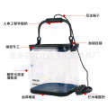 Transparent thick bottom folding EVA water bucket, fishing box, car washing bucket. 